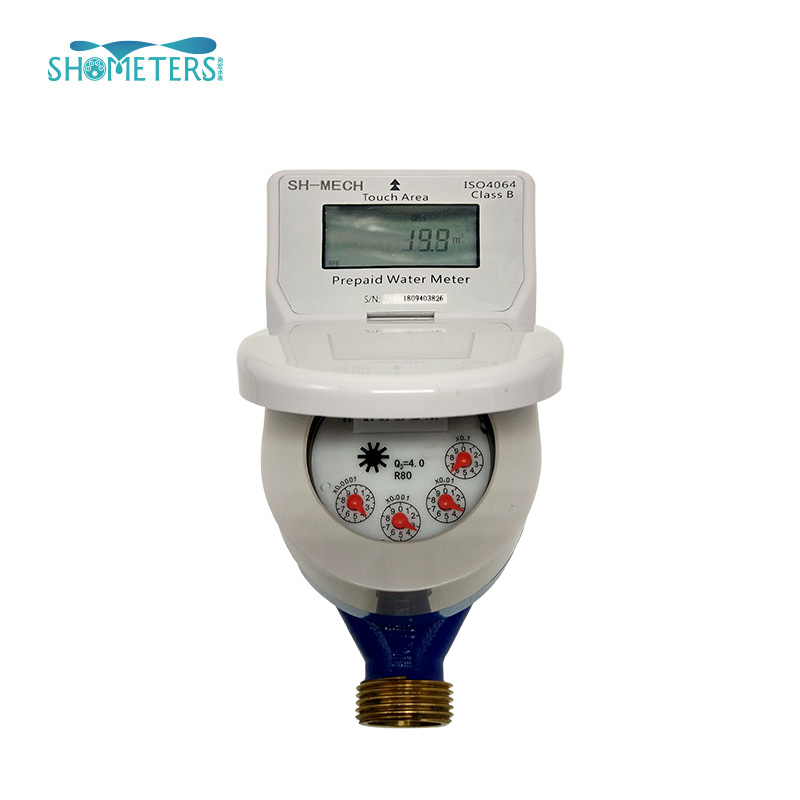 intelligent ic card water meter 15mm-25mm Easy to use water meter supplier in china