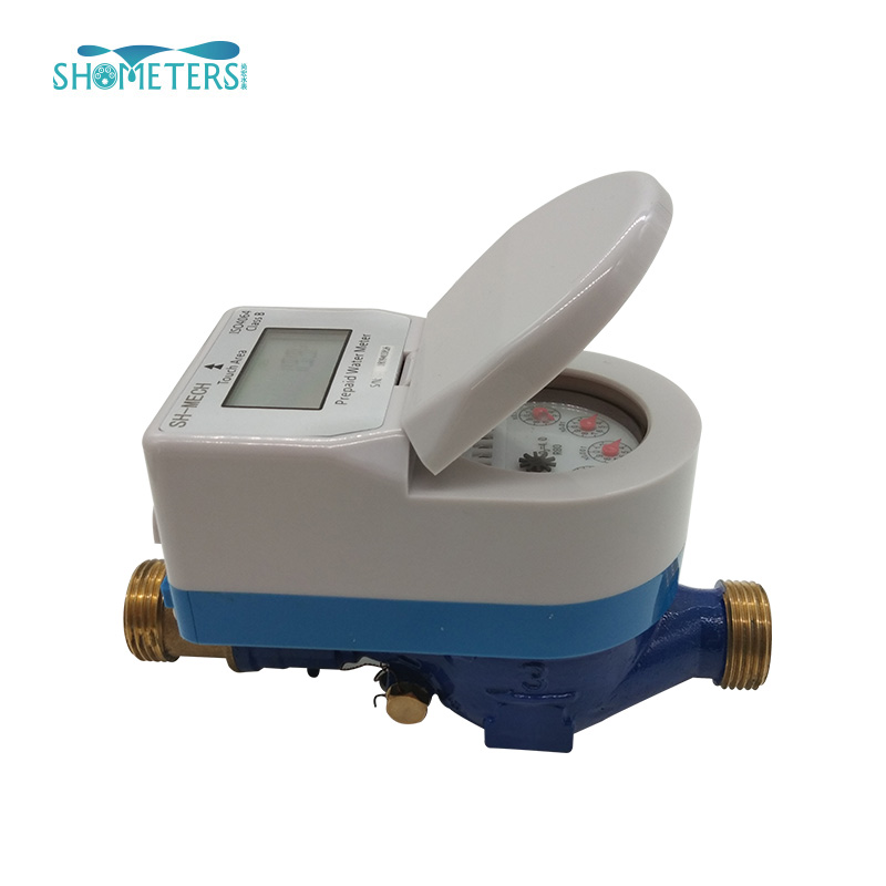 IC Card Prepaid Water Meter Battery Operated ISO 4064