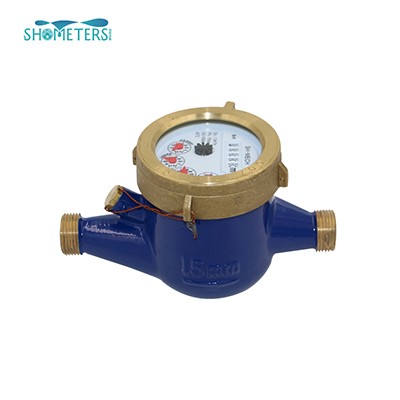 Multi Jet Water Meter Pulse Output ISO 4064 Dry Dial