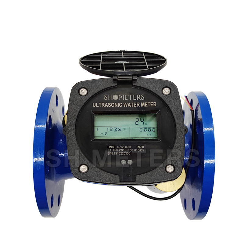 Rs485 Modbus Flange Smart Water Meter Multi Data Display Ultrasonic Water Meter for Agriculture