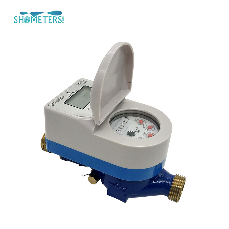 Compteur d'eau de contrôle de vanne de système prépayé intelligent DN25mm