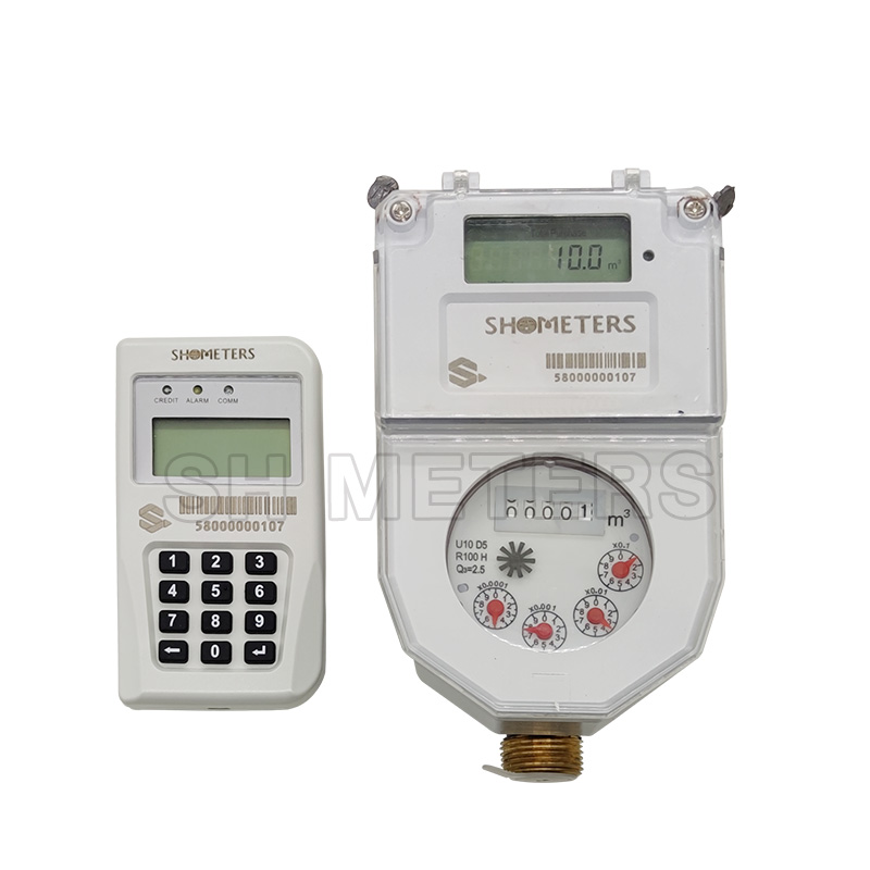 split sts prepaid water meter digital flow meter for water Safe water meter for household